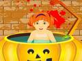 Spel Litet Barn Halloween Bad på nätet