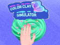 Spel Färgad lera simulator på nätet