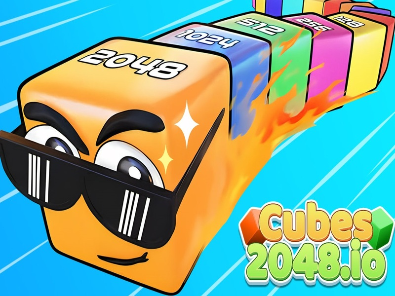 Spel Kuber 2048. io på nätet
