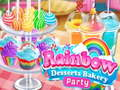 Spel Regnbågsdesserter Bageriparty på nätet