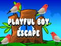 Spel Lekfull Pojke Flykt på nätet