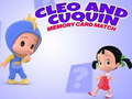 Spel Cleo och Cuquin: Minneskorts Match på nätet