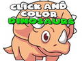 Spel Klicka och Färglägg Dinosaurier på nätet