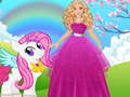 Spel Barbie och Ponny Klä Ut på nätet