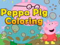 Spel Färglägg Peppa Pig på nätet
