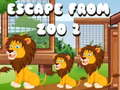 Spel Rymning från zoo 2 på nätet