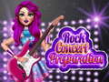Spel Förberedelse för rockkonsert på nätet