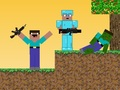 Spel Noob vs Pro: Zombieapokalyps på nätet