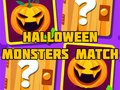 Spel Halloween Monsters Match på nätet