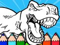 Spel Måla dinosaurier för barn på nätet