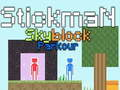Spel Stickman Skyblock Parkour på nätet