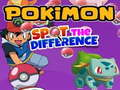 Spel Pokémon Hitta skillnaderna på nätet