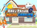 Spel Städning av huset med bebis panda på nätet