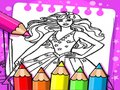 Spel Barbie målarbok på nätet