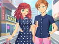 Spel Anime Klä Spel För Par på nätet