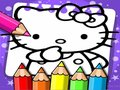 Spel Hello Kitty Målarbok på nätet