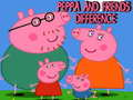 Spel Peppa och Vänner: Skillnader på nätet