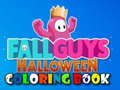 Spel Fall Guys Halloween Målarbok på nätet
