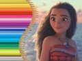 Spel Målarbok för Moana på nätet