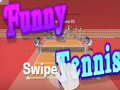 Spel Rolig swipe tennis på nätet