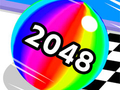 Spel Färgglad Bolllöpning 2048 på nätet