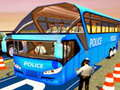Spel Parkering av den amerikanska polisbussen på nätet