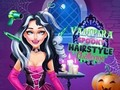Spel Vampira Spooky Hårstil Utmaning på nätet
