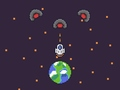 Spel Pixel Skydda din planet på nätet