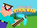 Spel Noob vs Pro Stick Krig på nätet