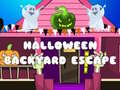 Spel Halloween Bakgård Escape på nätet