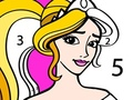 Spel Prinsessa Färgning Efter Nummer på nätet