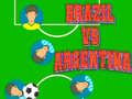 Spel Brasilien mot Argentina på nätet