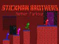 Spel Stickman Bröder Nether Parkour på nätet