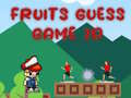 Spel Frukter Gissa Spel2D på nätet