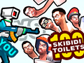 Spel Du mot 100 Skibidi-Toaletter på nätet