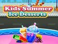 Spel Barnens sommardesserter med glass på nätet