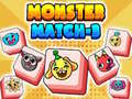 Spel Monster Match-3 på nätet