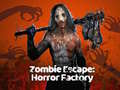 Spel Zombie Escape: Skräckfabrik på nätet
