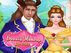 Spel Skönhetsmakeup: Rädda prinsen på nätet