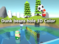 Spel Dunkbönor i 3D-färgat hål på nätet