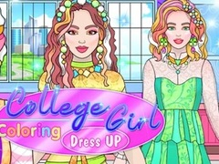 Spel Färg och Klä Högskoleflicka på nätet