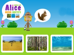 Spel Alices Djurhabitats Värld på nätet