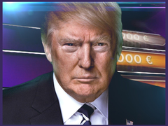 Spel Miljonär med Trump på nätet