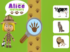 Spel Alice Fotspår Världen på nätet