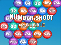 Spel Nummer Skott x 2 bubbla på nätet