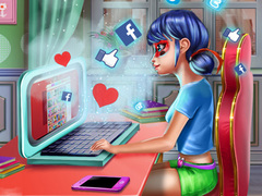 Spel Prickig Flicka Modeblogg på nätet