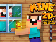 Spel Mine 2D Överlevnad Herobrine på nätet