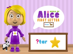 Spel Alice Världen Första Bokstaven på nätet