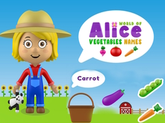 Spel Alice Grönsakernas Namn Värld på nätet