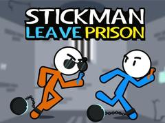 Spel Stickman Lämnar Fängelset på nätet